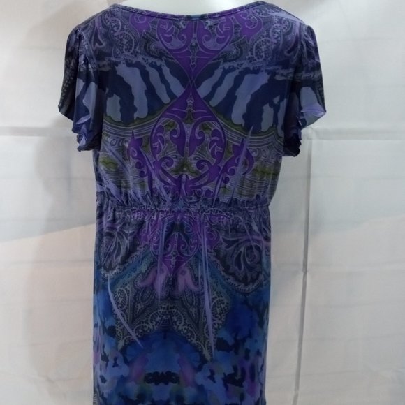 Unity World Wear: Purple sequins blouse - Picture 2 of 6